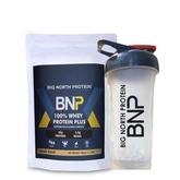 Protein Plus 100% Whey Protein Powder, 25g Protein, 5.5g BCAA, with Free Shaker (500 grams, Kesar Kulfi)