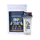 Super Mass Gainer, 52g Protein, 250g Carbohydrate, 1244 Calories, (500Grams) (Double Rich Chocolate) With Free Shaker BIG NORTH My Store