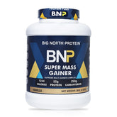 BNP Product Name:Protein Super Mass Gainer, Vanilla Flavor, 2kg (52g Protein, 250g Carbohydrate, 1244 Calories)