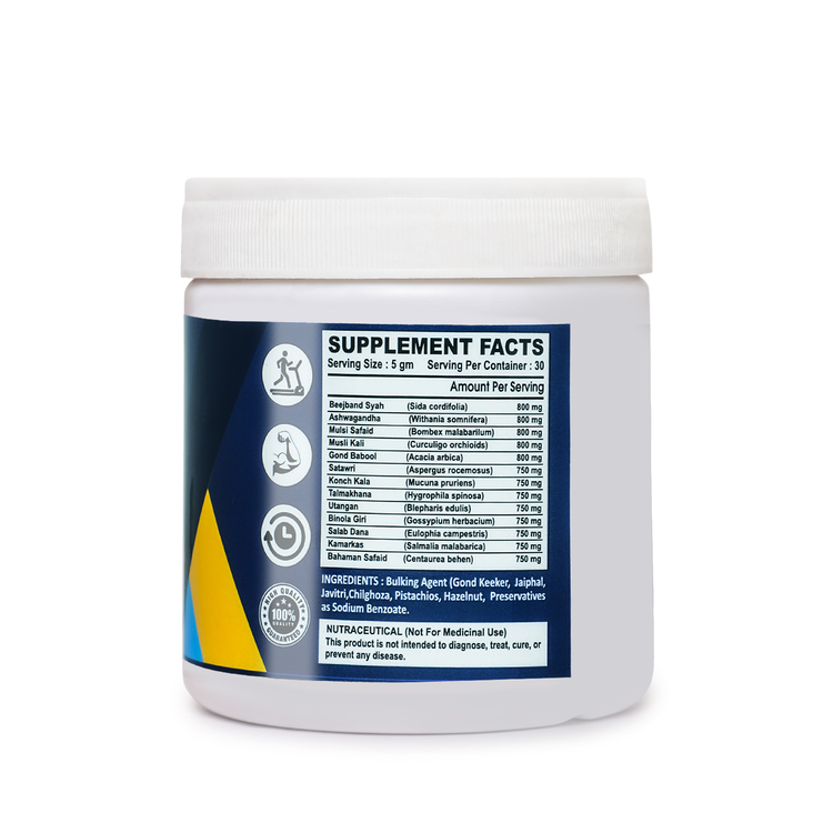 BNP sperm booster for man x Powder, 100gm, Energy Booster, Powerful Health Tonic, Supports