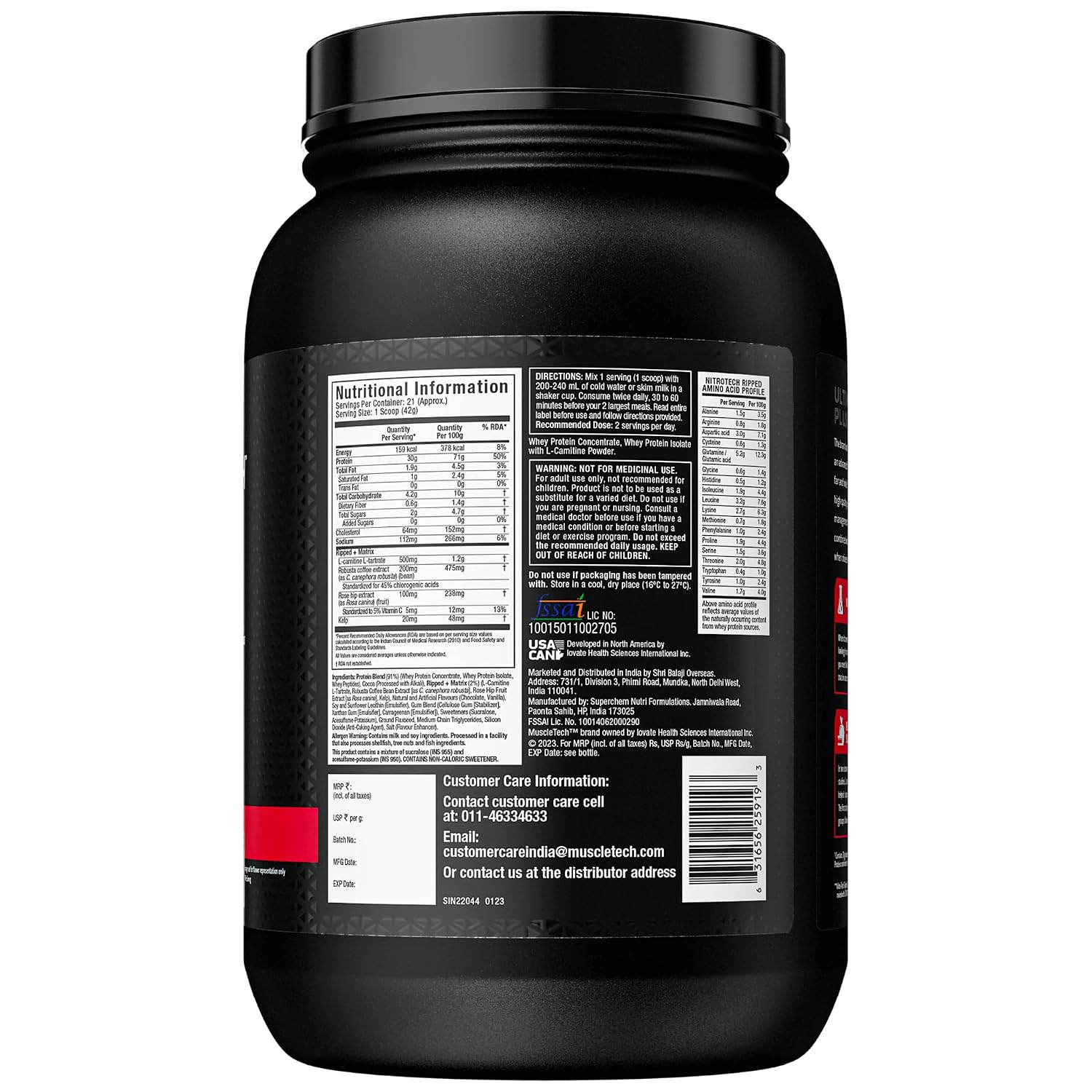 MuscleTech Nitrotech Ripped