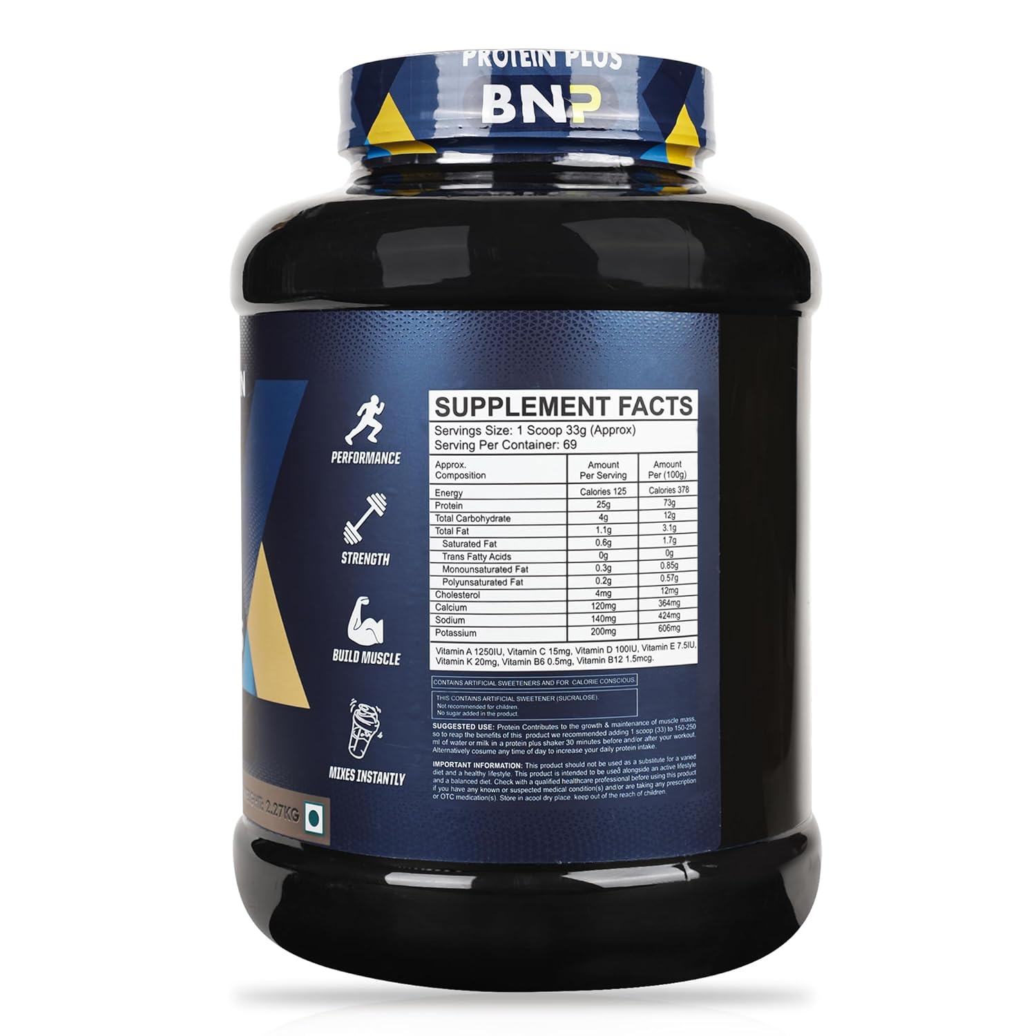 BNP 100% Whey Protein Plus Kesar Kulfi