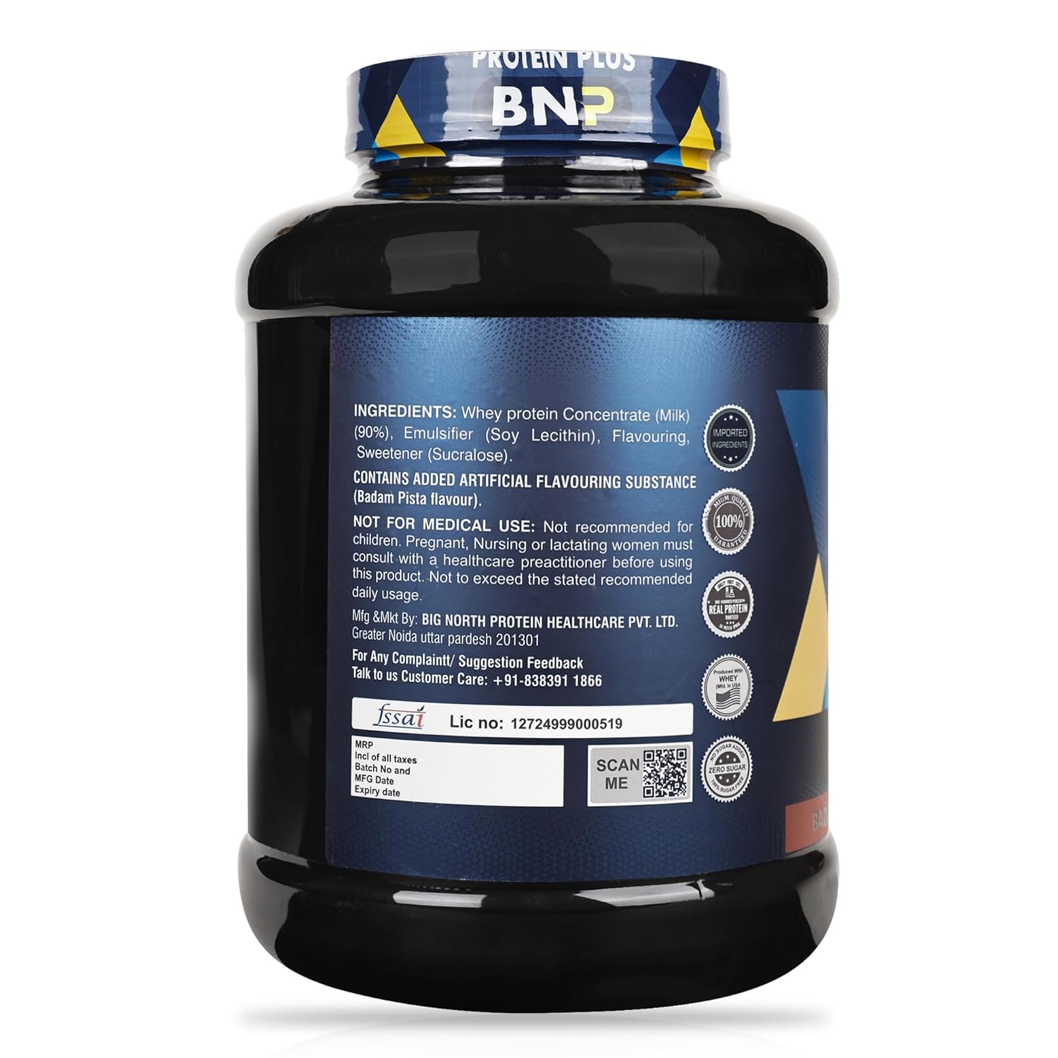 BNP 100% Whey Protein Plus Vanilla