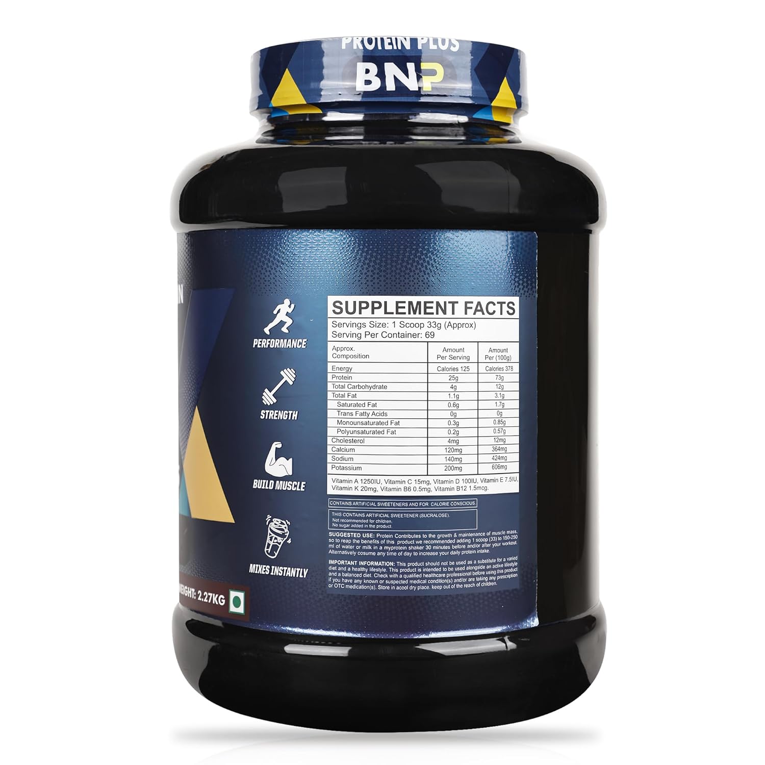 BNP 100% Whey Protein Plus Double Rich Chocolate