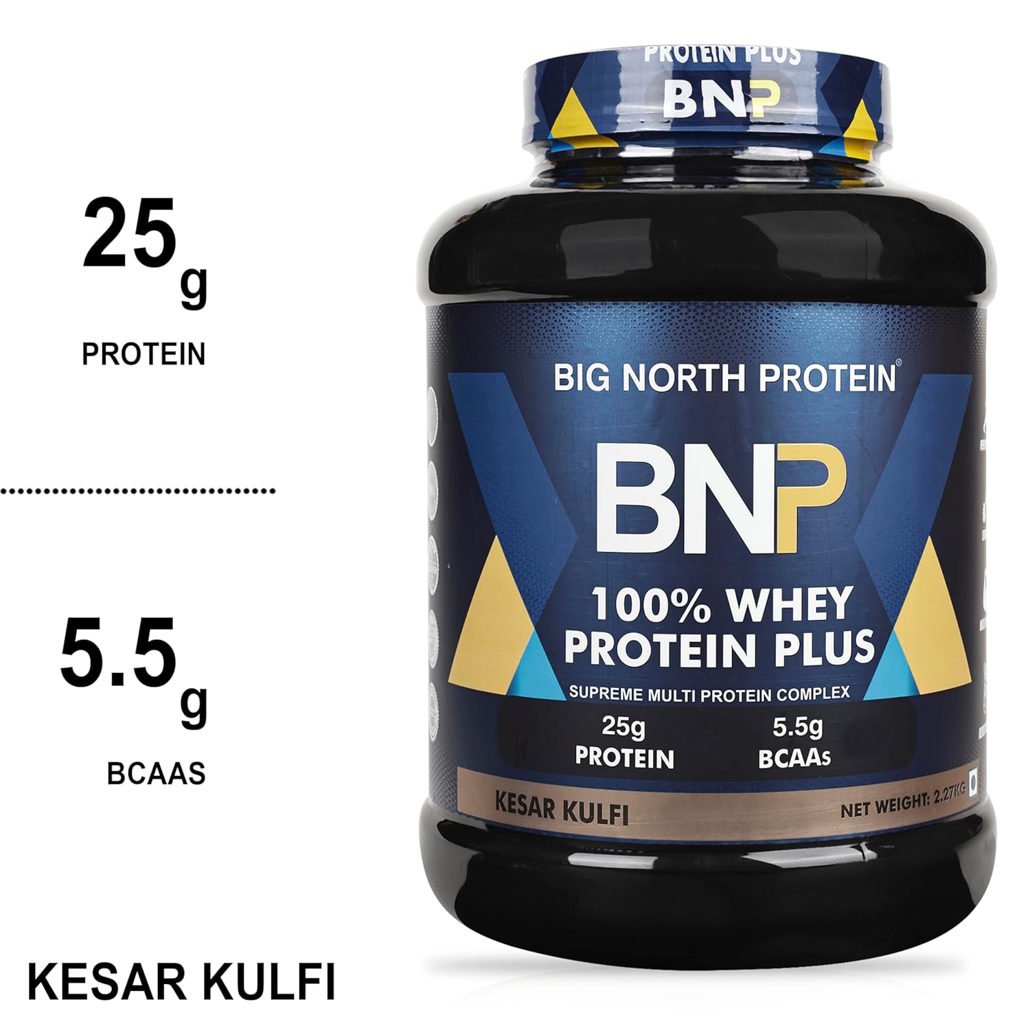 BNP 100% Whey Protein Plus Kesar Kulfi