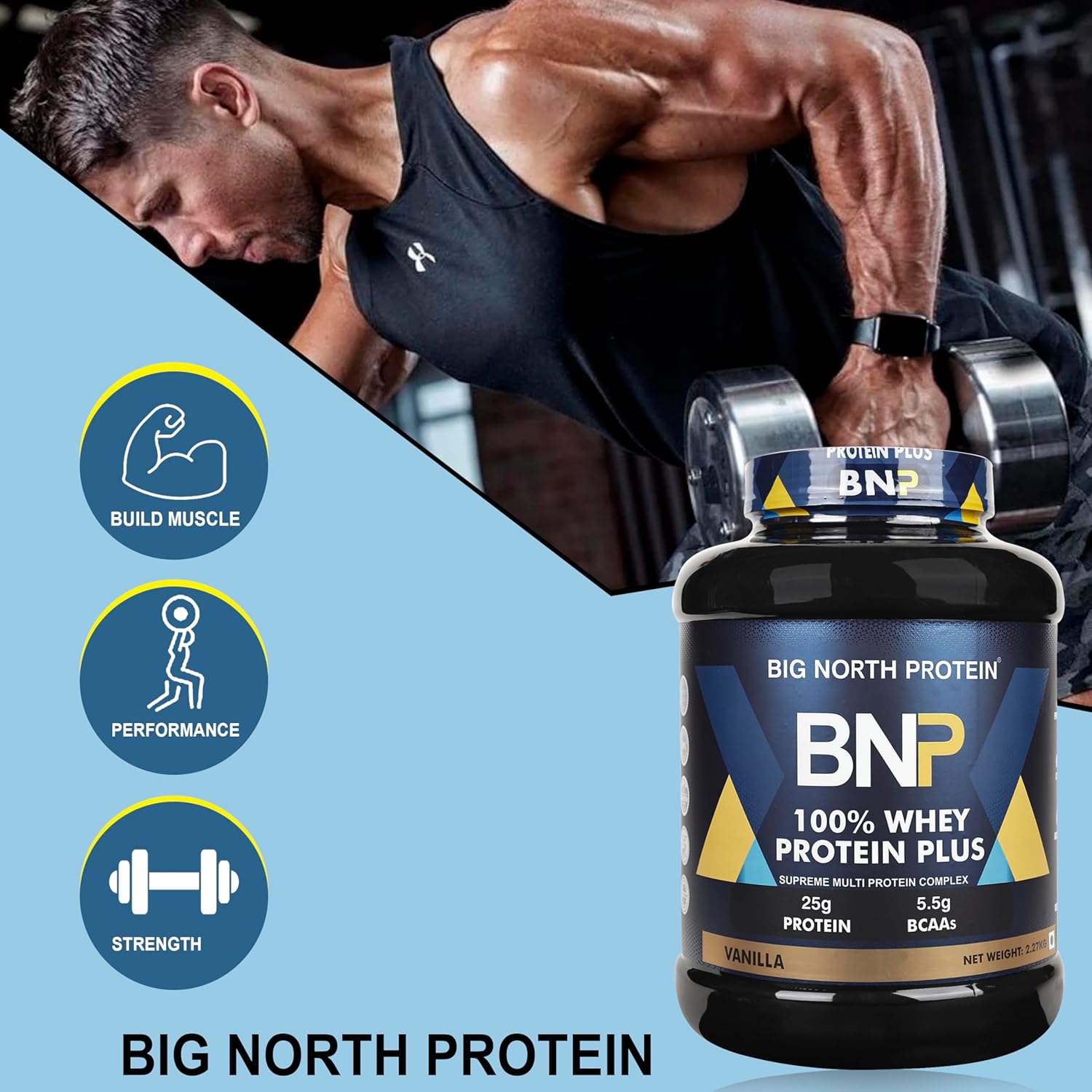 BNP 100% Whey Protein Plus Vanilla