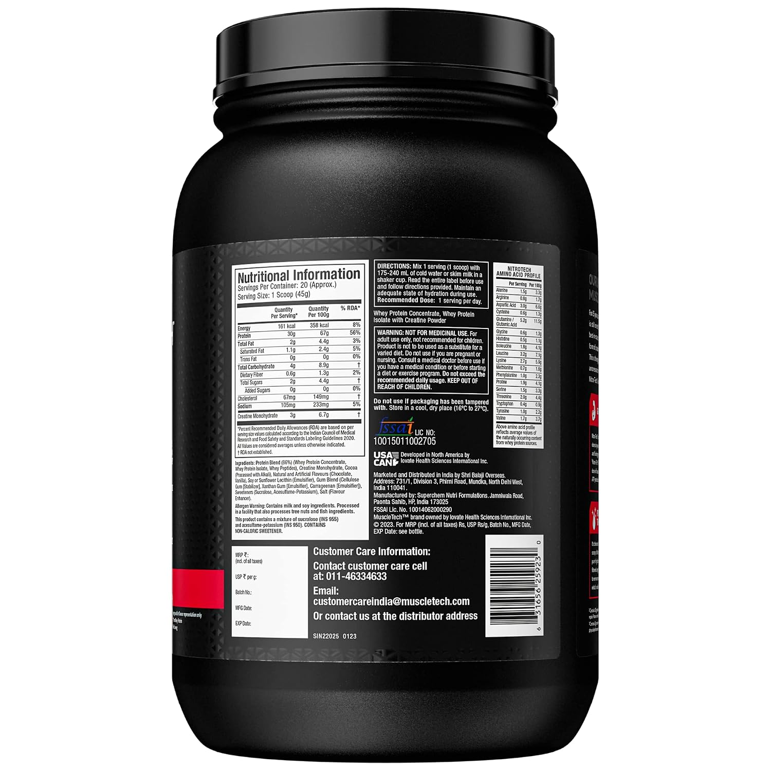 MuscleTech Nitro-Tech Whey Protein