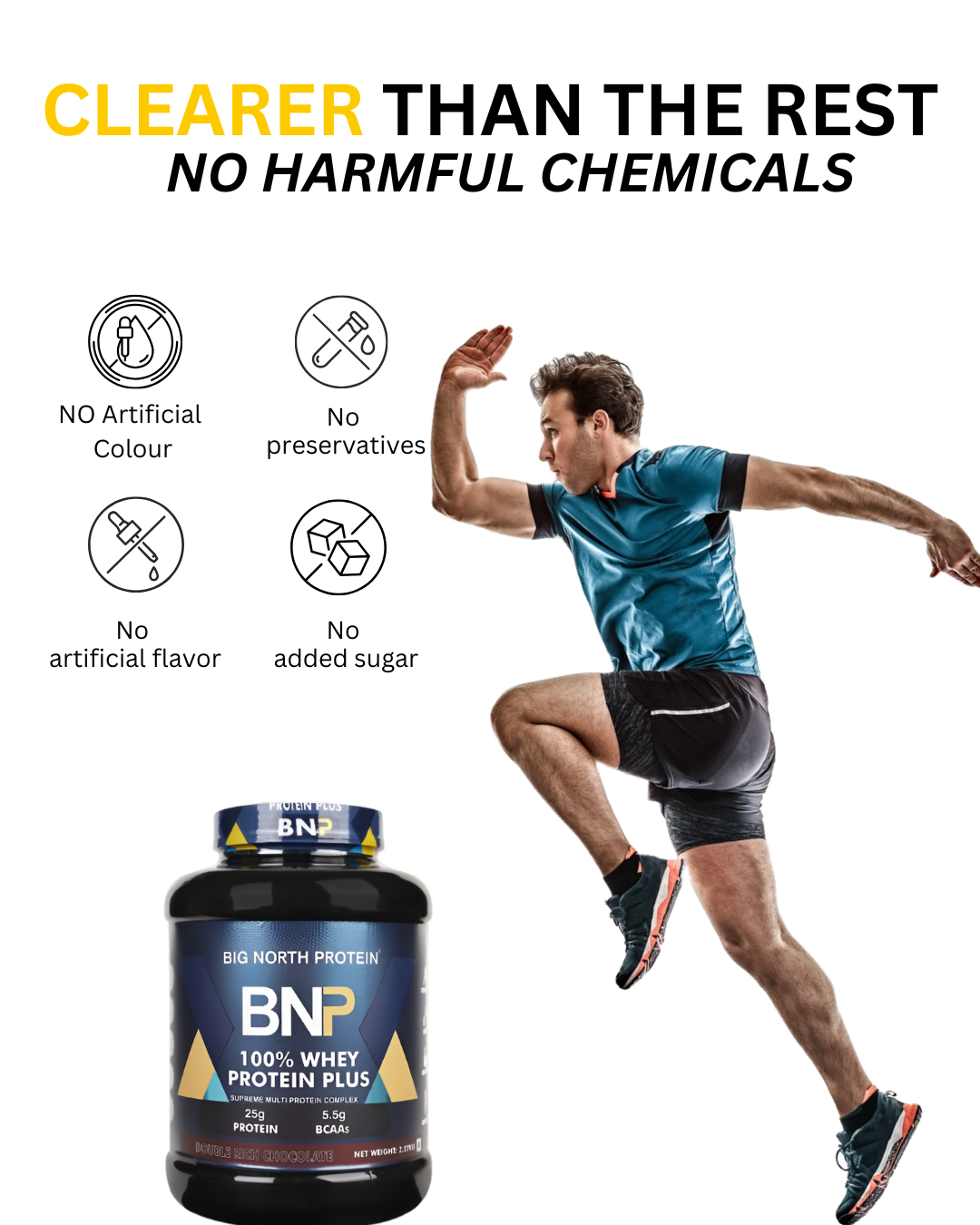 BNP 100% Whey Protein Plus Double Rich Chocolate