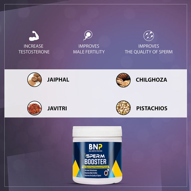BNP sperm booster for man x Powder, 100gm, Energy Booster, Powerful Health Tonic, Supports